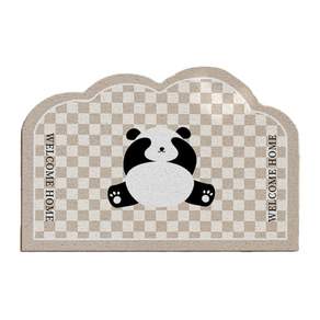 搭配 Home Cutie Animal Checkerboard Coil Mat S, 熊貓, 1個