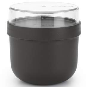 brabantia Make&Take早餐碗 0.5L, 深灰色, 1個