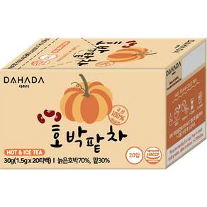 DAHADA 南瓜紅豆茶茶包, 1.5g, 20包, 1盒