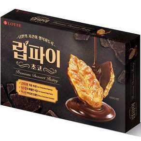 LOTTE 樂天 巧克力千層派餅乾, 1盒, 132g