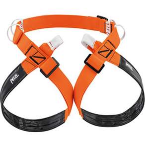 Petzl SuperAvanti 洞穴安全帶 AP-C012AA, 橙+黑(AP-C012AA00)