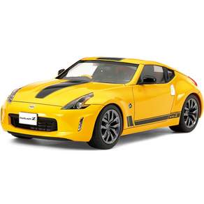 Tamiya 1:24 Nissan Fairlady 370Z Heritage Edition 汽車 黃色 24348, 1個