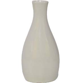 Dalsalt 陶瓷清酒瓶 白酒瓶 日本水壺 迷你玻璃瓶 Tokuri 象牙色 250ml, 1個