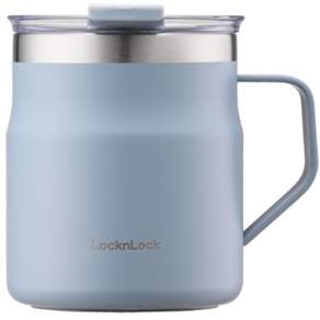 LocknLock 樂扣樂扣 都會馬克咖啡杯, Morning Cerulean Blue, 355ml, 1個