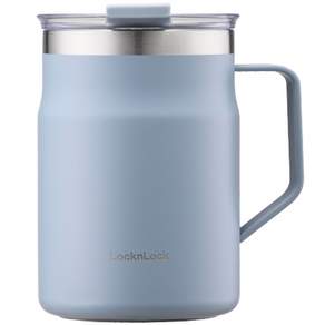 LocknLock 樂扣樂扣 都會馬克咖啡杯 475ml, Morning Cerulean Blue, 1個