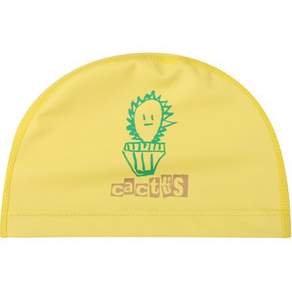 兒童泳帽, 黃色, SUC488