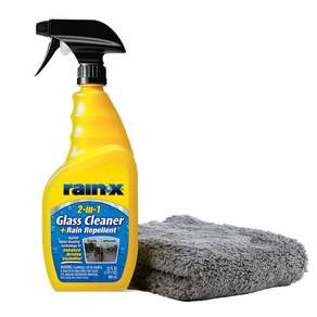 RainX 玻璃清潔與防水套件, 1組
