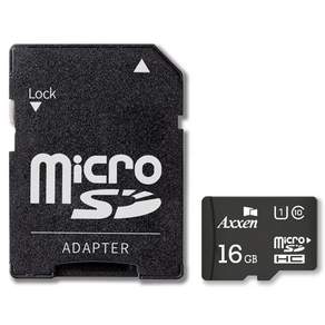 Accen 進階 Micro SD 卡 + 轉接器套件 MSD22, 16GB