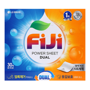FiJi Power Sheet酵素洗衣紙 清新香, 1盒, 30張
