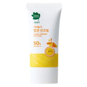 GREEN FINGER 綠手指 兒童戶外玩樂強效防曬霜 SPF50+ PA++++, 1個, 70ml