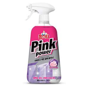粉紅色強力淋浴房污漬清潔劑, 750ml, 1個
