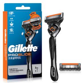 Gillette 吉列 2024 Proglide手動式刮鬍刀+替換刀片 2入組合, 1組