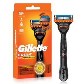 Gillette 吉列 2024 Fusion Power手柄+替換刀片組, 1組