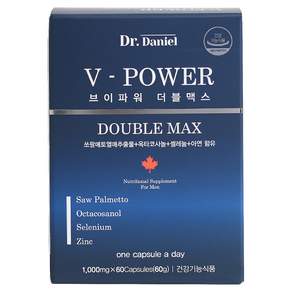 Dr. Daniel V-Power 雙倍最大 60 克, 60顆, 1個