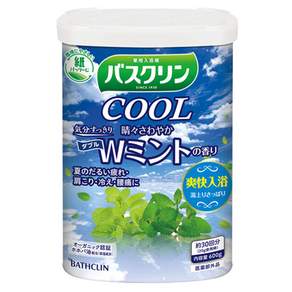 BATHCLIN 巴斯克林 Cool Mint入浴劑 薄荷香, 600g, 1個