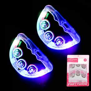 PARTYSHOW Livingda LED 手鼓 15cm, 混色, 1個