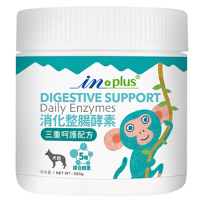 IN-Plus 消化整腸酵素 三重呵護配方犬用營養劑, 1罐, 綜合酵素, 調節消化機能