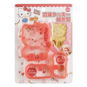 Skater SKATER 3D 角色 Hello Kitty Press DCN1, 粉色, 1個