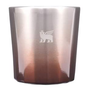 STANLEY The Lifted Spirits Prismatic™ 微醺時刻 雙層不銹鋼威士忌杯 琥珀棕 180ml, 1個