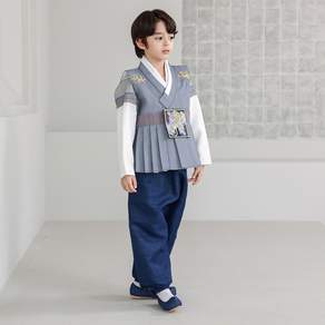 HARANG HANBOK 男童金剛郎韓服裙+短裙+褲子套裝