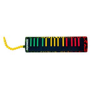 HOHNER Melodica AIRBOARD RASTA C944513, 1個, 混色