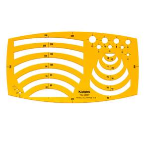 取芯模板弧形常規 K-1050, 1個, 單色