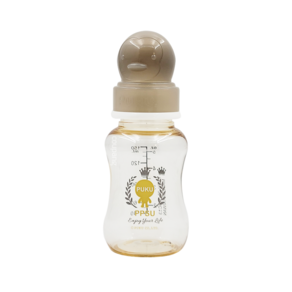 PUKU 藍色企鵝 PPSU母乳實感標準奶瓶 3個月以上, 150ml, 1個