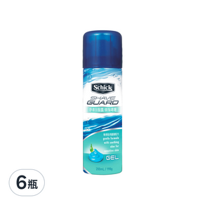 Schick 舒適牌 蘆薈刮鬍露, 200ml, 6瓶