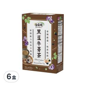 薌園 黑豆牛蒡茶, 10g, 10包, 6盒