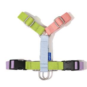 Playbow Crayon Dog Harness 胸帶 H 型, 綠色的天空, 1個