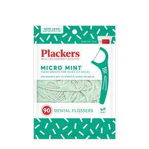 Plackers 派樂絲 微薄荷清涼牙線棒, 90入, 1包