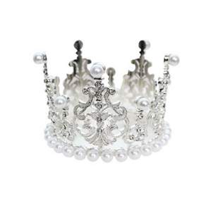 蛋糕裝飾珍珠皇冠擺飾 Ｍ 珍珠 1個, 珍珠