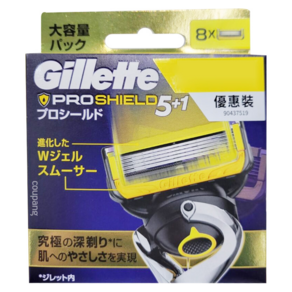 Gillette 吉列 Proshield鋒護系列 刮鬍刀頭, 8入, 1盒
