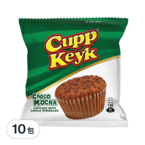 Cupp Keyk 杯子蛋糕 摩卡 10入, 330g, 10包