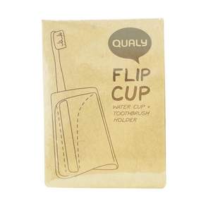 QUALy FLIP CUP 漱搖杯 混款, 顏色隨機, 2個