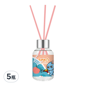 COCODOR 珂珂朵爾 CoCo TEA系列擴香瓶, 蜜桃, 100ml, 5瓶