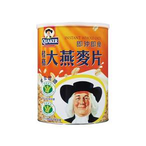 QUAKER 桂格 大燕麥片, 1.1kg, 1罐