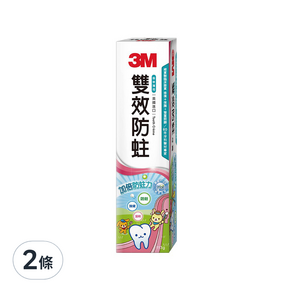 3M 雙效防蛀牙膏 香草薄荷, 113g, 2條