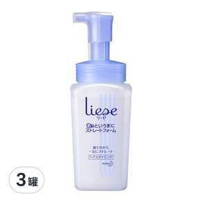 Liese 莉婕 快速直髮慕絲, 220ml, 3罐