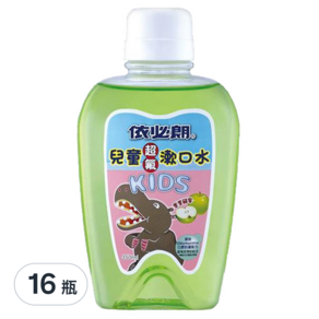 依必朗 兒童超氟漱口水 香香蘋果, 350ml, 16瓶