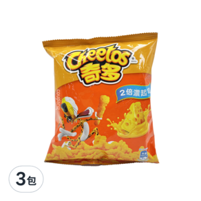 Cheetos 奇多 2倍濃起司口味玉米棒, 55g, 3包