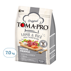 TOMA-PRO 優格 高纖低脂配方 高齡犬 乾飼料, 羊肉+米, 7kg, 1袋