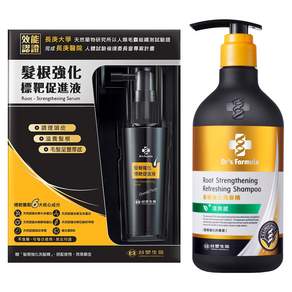 台塑生醫 Dr's Formula 髮根強化標靶促進液 50ml+髮根強化洗髮精 清爽感 200g, 1組