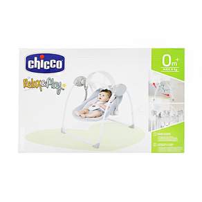 chicco Relax & Play電動音樂安撫搖搖椅, 極簡灰, 1個