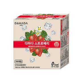 DAHADA 草莓茶茶包, 1.2g, 100包, 1盒