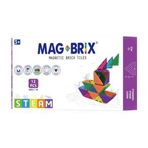 MAGBRIX 樂高直角三角形, 12片, 1盒