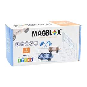 MAGBLOX 磁力積木, 杏桃橘 + 湖水藍