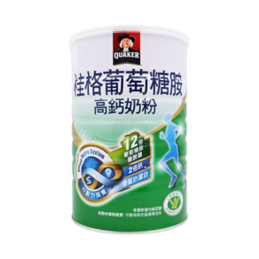 QUAKER 桂格 葡萄糖胺高鈣奶粉, 1.5kg, 1罐