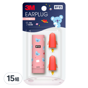 3M Koya圖案耳塞組 BT21聯名, 15組