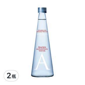 ANDES MOUNTAIN WATER 安地斯山水 氣泡天然雪山泉水, 250ml, 2瓶